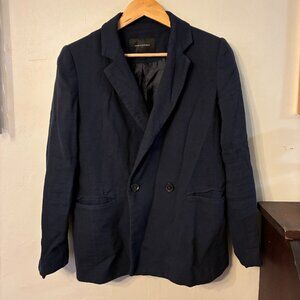 Navy Double Breasted Oversized Blazer from Banana Republic